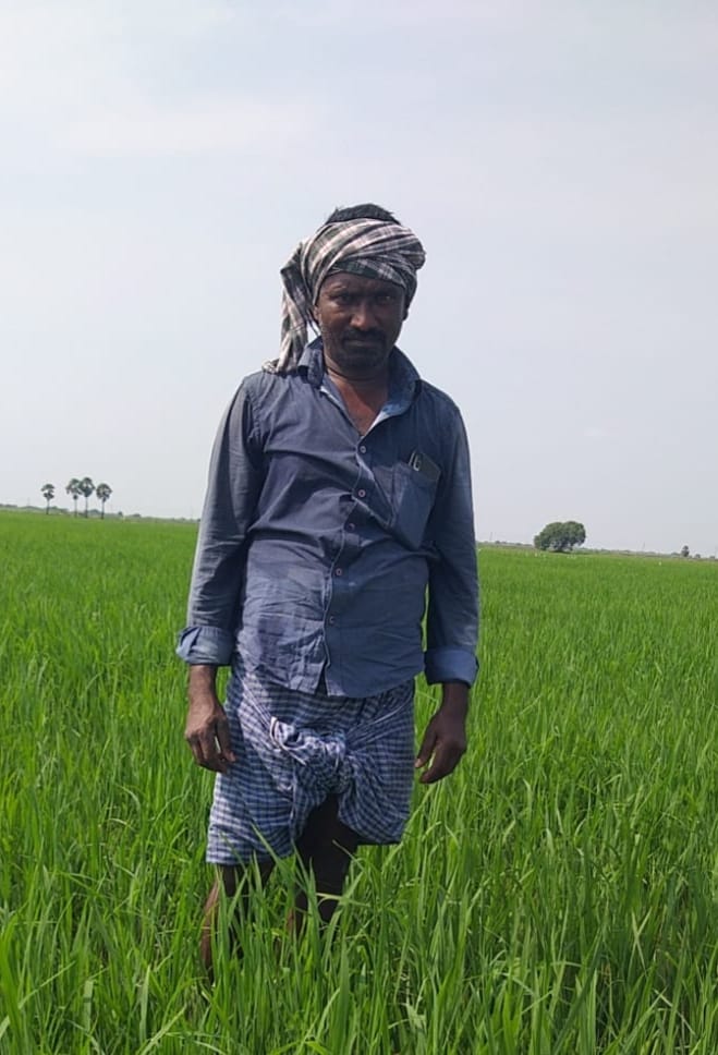 Portrait of an elderly Indian farmer